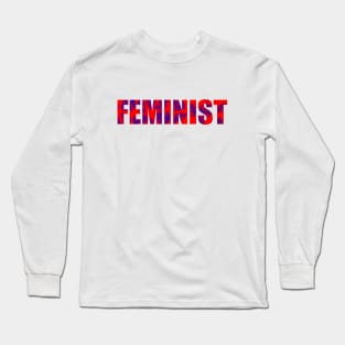 Feminist red Long Sleeve T-Shirt